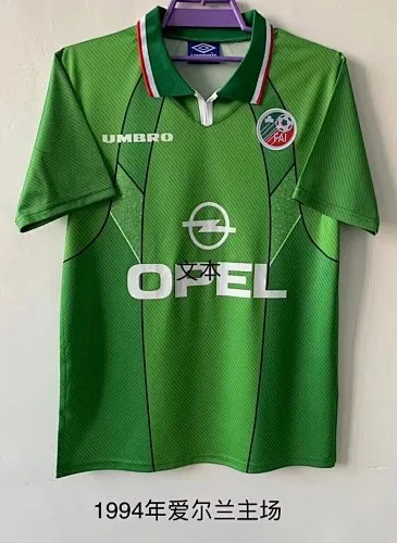 Retro Ireland 1994 home soccer jerseys S-2XL