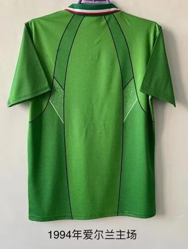 Retro Ireland 1994 home soccer Jersey (S-2XL)