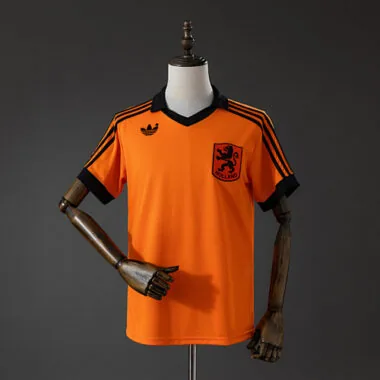 Retro Netherlands 1980 home soccer jersey size S-2XL