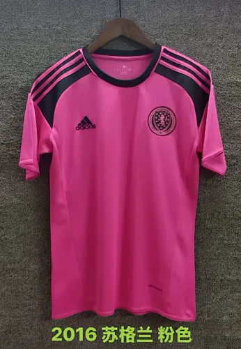 Retro Scotland 2016 Pink Soccer jersey