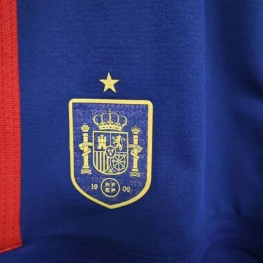 2026 Spain blue player version shorts