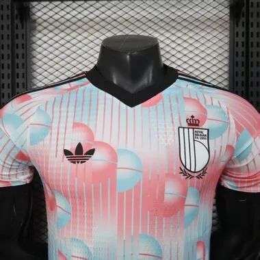 Maillot extérieur de la Belgique pour la Coupe du monde 2026, version joueur (S-2XL)