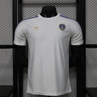 Leeds United 2025/26 White Casual Jersey Player Version
