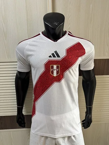 Peru 2026 World Cup Home Player Version soccer jersey size S-2XL