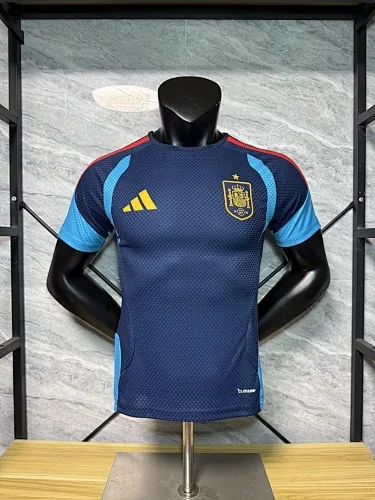 Spain 2026 Dark Blue Training Player Version jersey