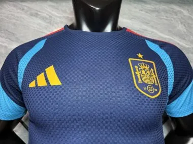 Camiseta de entrenamiento de España 2026, color azul oscuro, versión para jugadores