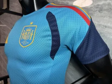 Spain 2026 Sky Blue Training Player Version jersey