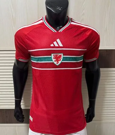Wales 2026 World Cup Home Player Version soccer jersey size S-2XL