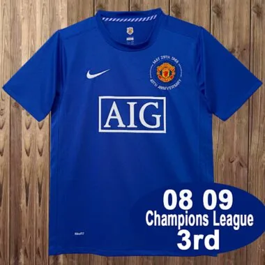 Manchester United 2008/09 - Terceira camisola de fora da Liga dos Campeões