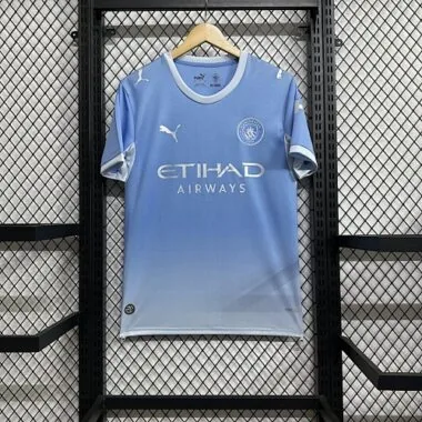 Manchester city 2025/26 Home soccer jersey (Picture Version )size S-2XL