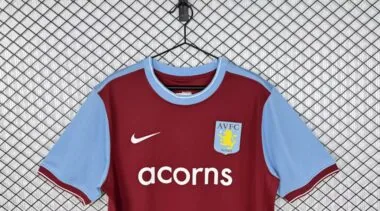 Retro Aston Villa 2009/10 home soccer Jersey