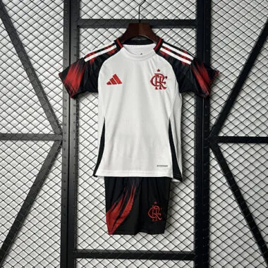 25-26 Flamengo away kid kit
