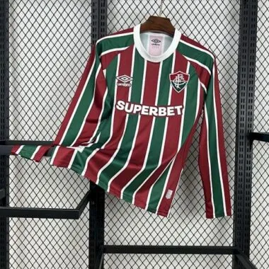 25-26 Fluminense home long sleeve jersey