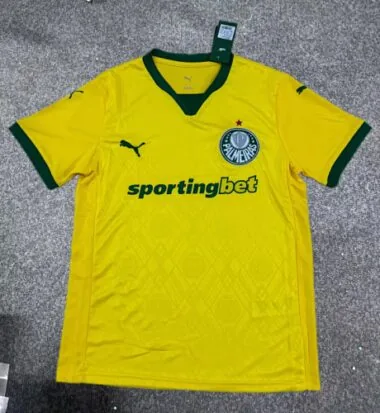 25-26 Palmeiras Third Away yellow soccer jersey
