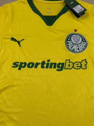 25-26 Palmeiras Third Away yellow Jersey