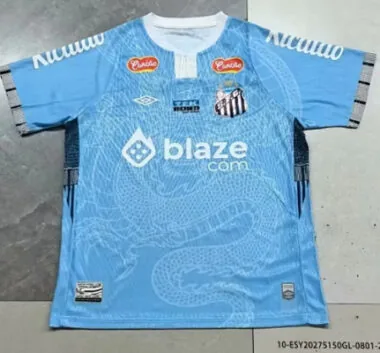 25-26 Santos blue special jersey