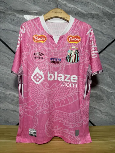 25-26 Santos special version pink dragon Jersey