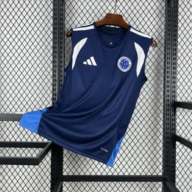 Mens Cruzeiro 2025/26 Pre-Match Vest Jersey