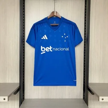 Mens Cruzeiro 2026/27 Home Jersey With All Sponsors (S-4XL)