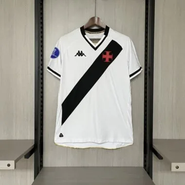 Vasco da Gama 2025/26 Away Soccer Jersey with all Sponsor