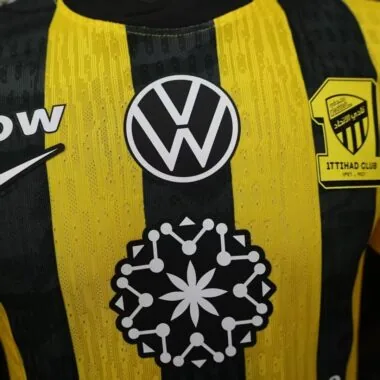 25-26 Al-Ittihad Home Player Version Soccer Jersey