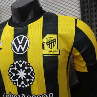 25-26 Al-Ittihad Home Player Version Soccer Jersey