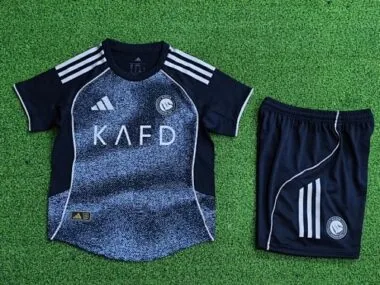 25-26 Al-Nassr away Player Version Kid Kit size 16-28