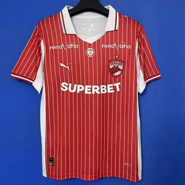 25-26 Dinamo Bucuresti home soccer jersey size S-2XL