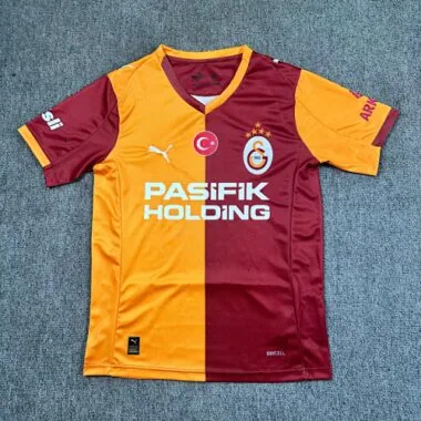 5 star 25-26 Galatasaray home with sponsor soccer jersey size S-4XL