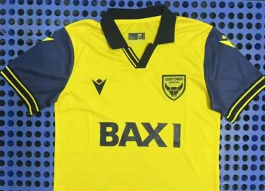 Oxford United 2025/26 Home socer jersey
