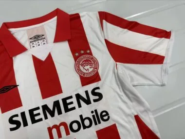 Retro Olympiacos 2004/05 home Jersey (S-2XL)