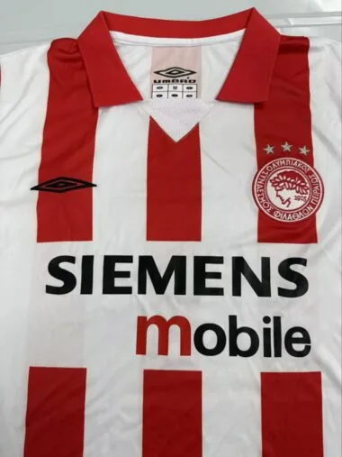 Retro Olympiacos 2004/05 home Jersey (S-2XL)