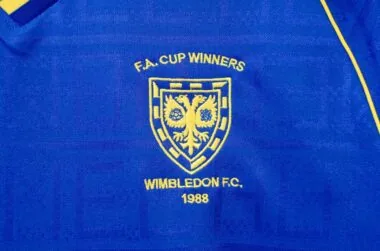 Retro Wimbledon 1988/89 Blue soccer Jersey