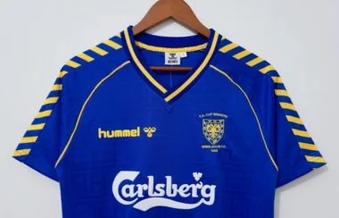 Retro Wimbledon 1988/89 Blue soccer Jersey