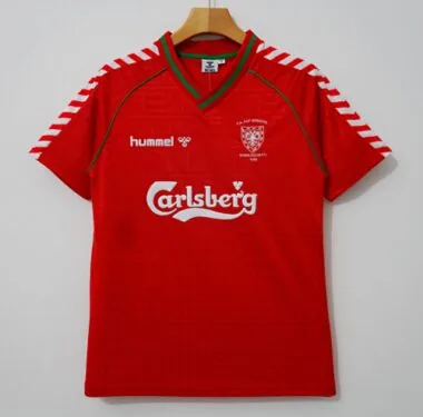 Retro Wimbledon 1988/89 Red soccer jerseys