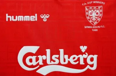 Retro Wimbledon 1988/89 Red soccer Jersey