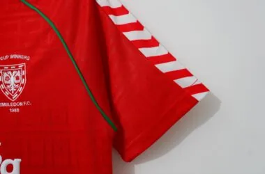 Retro Wimbledon 1988/89 Red soccer Jersey