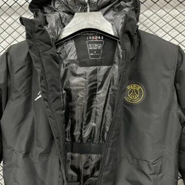 24-25 PSG Black Cotton Jacket