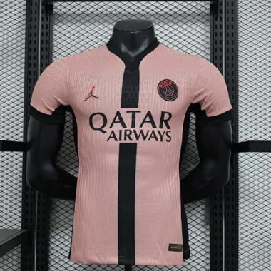 24-25 PSG away pink player version jersey