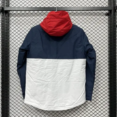 24-25 PSG white and blue cotton jacket