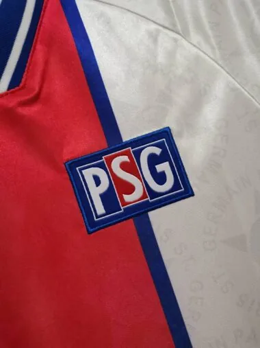 94-95 PSG in trasferta, maglia bianca