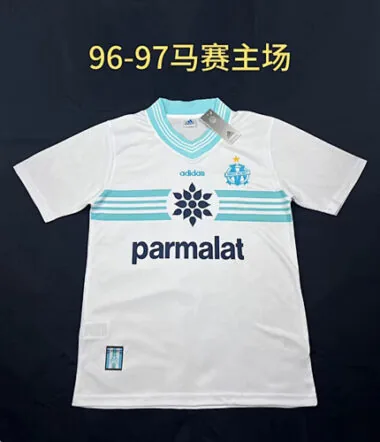 96-97 Marseille home retro jersey