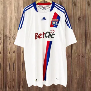 10-11 Lyon home retro jersey