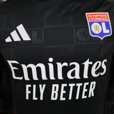 24-25 Lyon away black player version jersey
