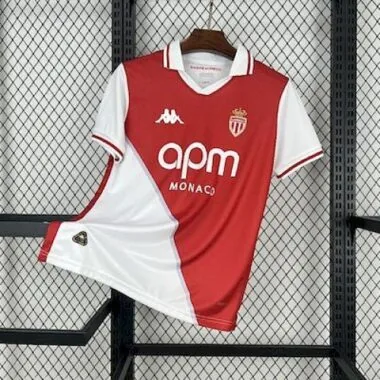 25-26 Monaco home soccer jersey