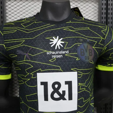 Maillot Dortmund noir et jaune, version spéciale joueur, 24-25