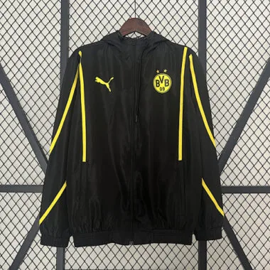 24-25 Dortmund black windbreaker