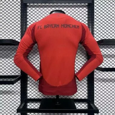 24-25 bayern home long sleeve player version jersey