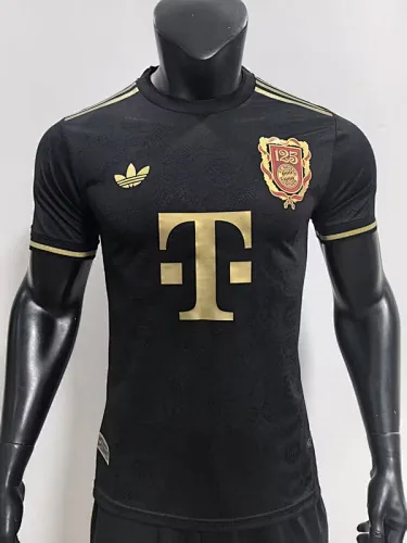 25-26 Bayern 125th anniversary black player version S-XXL