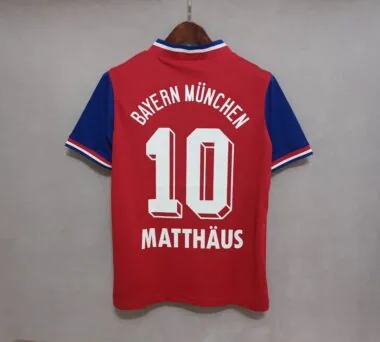 93-94 Bayern Munich home red / blue